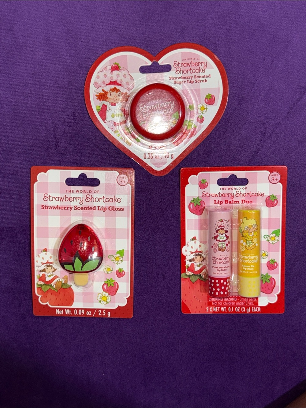 Strawberry 🍰 Shortcake Lip Trio 🍓